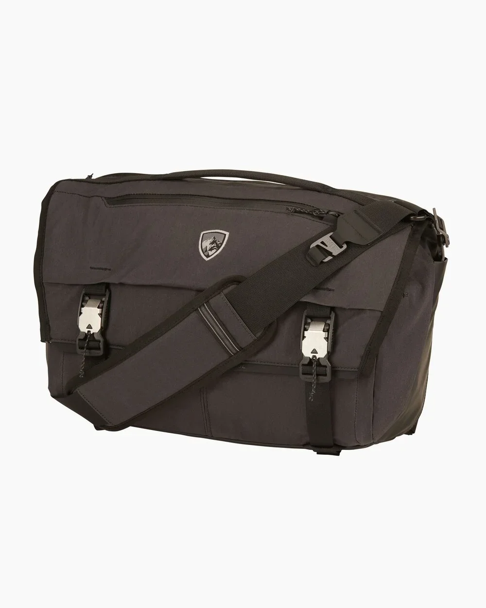 KUHL Escape 14 Kanvas Messenger Laptop Crossbody Carrier Bag in Ink Black